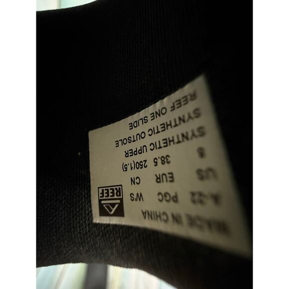 Reef Slides Women's Size 8 Tropical Floral Slip On Sandals Travel Vacation Shoes - Picture 5 of 7